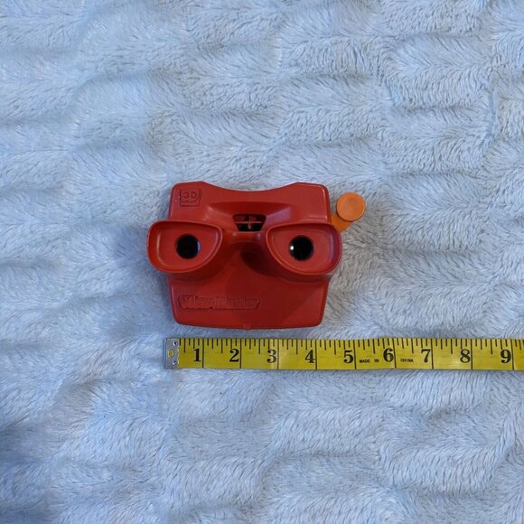 Vintage Viewmaster 3D Red Viewing Retro Orange Depressor Toys Game Viewer Slides - Picture 6 of 6